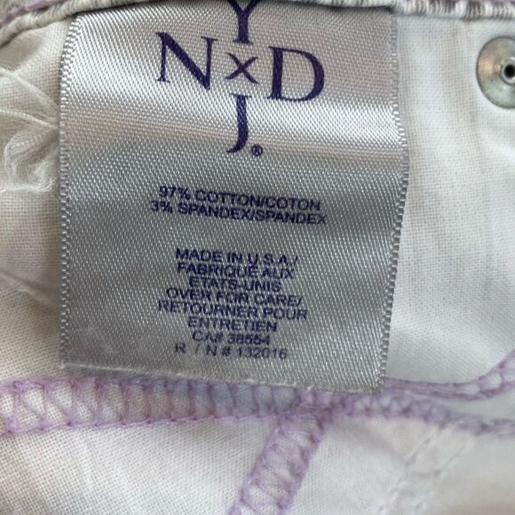 Not Your Daughter Jeans NYDJ Gray Animal Print Straight Jeans - Picture 5 of 10